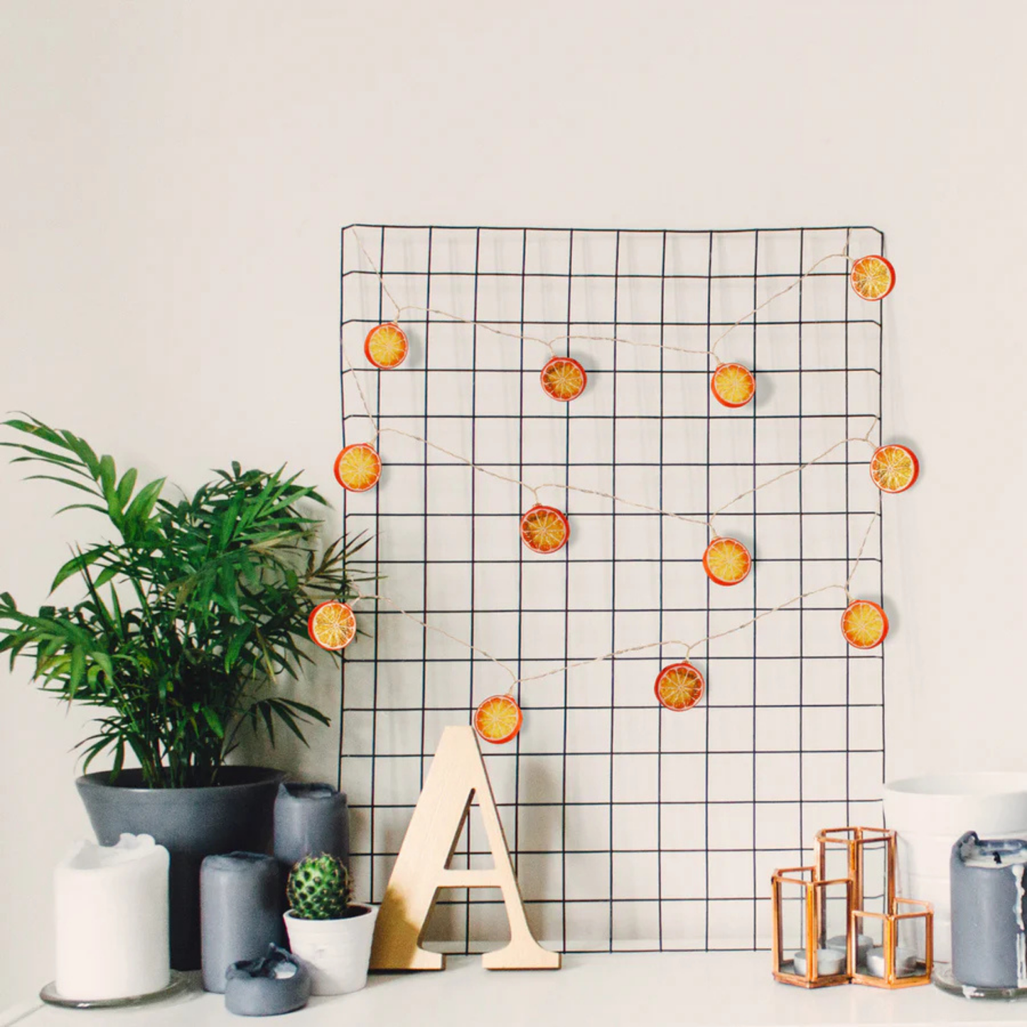 Elegani 10 LED Orange String Lights – Warm White Glow for Holiday and Everyday Décor