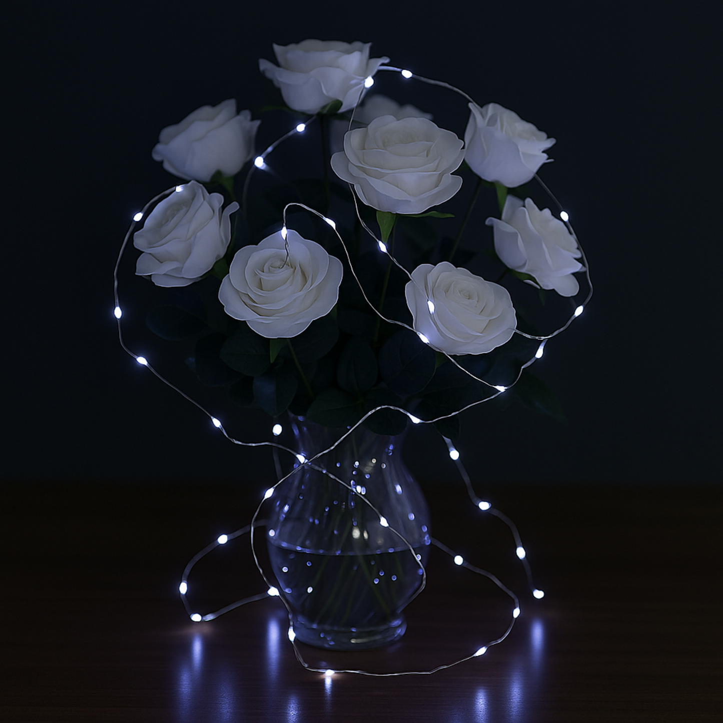 Elegani 300 LED Curtain String Lights – 9.8ft x 9.8ft Copper Wire, 8 Lighting Modes, Plug-In, Indoor/Outdoor Fairy Lights for Wall, Window, Party, Wedding, and Holiday Decor-White