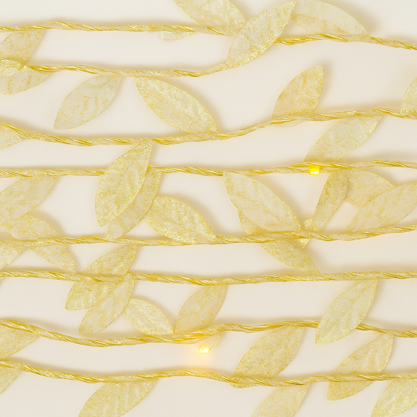 Elegani 20 LED Leaf Vine Fairy Lights – 7.8ft Silver Copper Wire String Light for Indoor Outdoor Decor