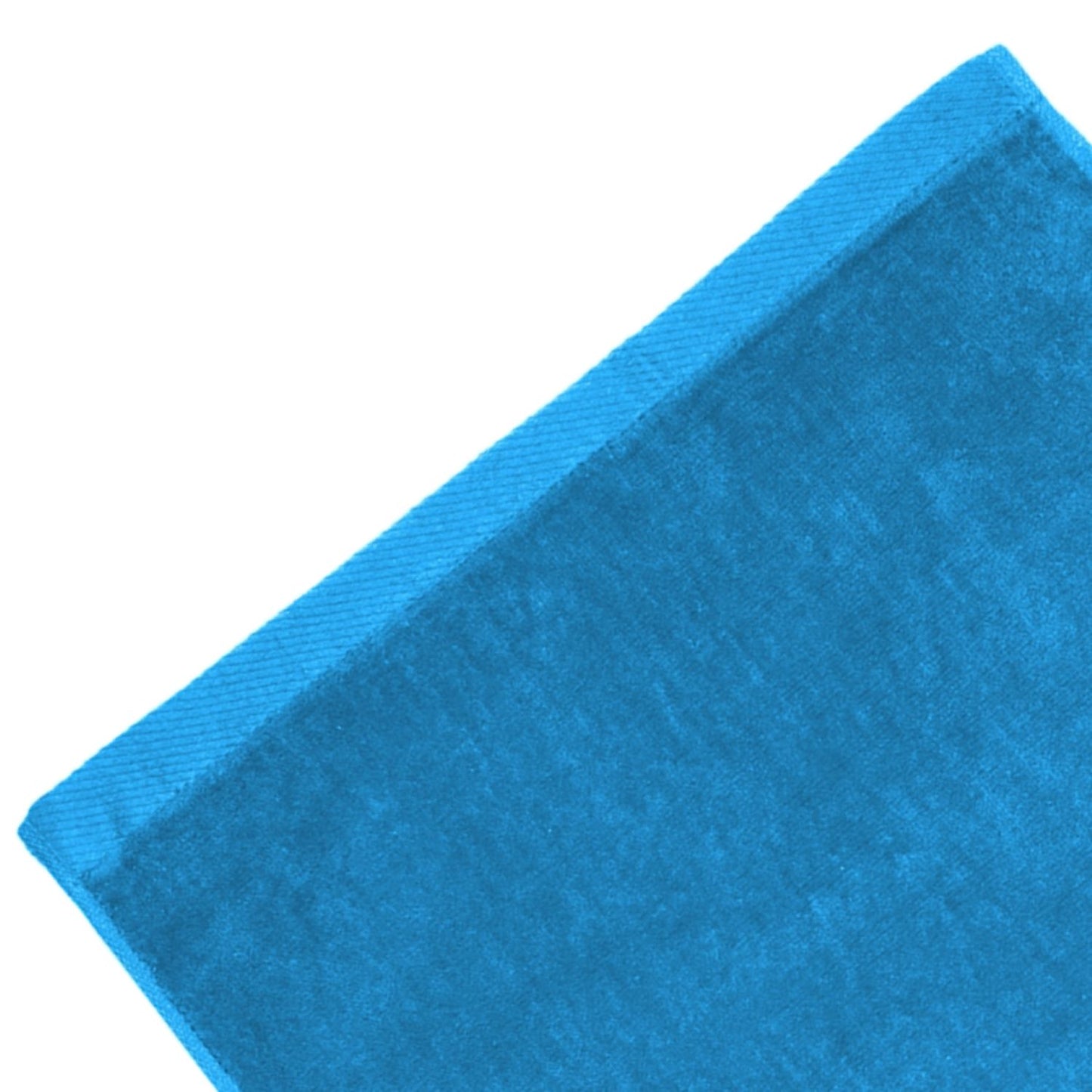 TowelSoft 18 Pack Premium 100% Cotton Terry Velour Hand Face Sports Gym Towel 16 inch x 26 inch- Aqua Blue