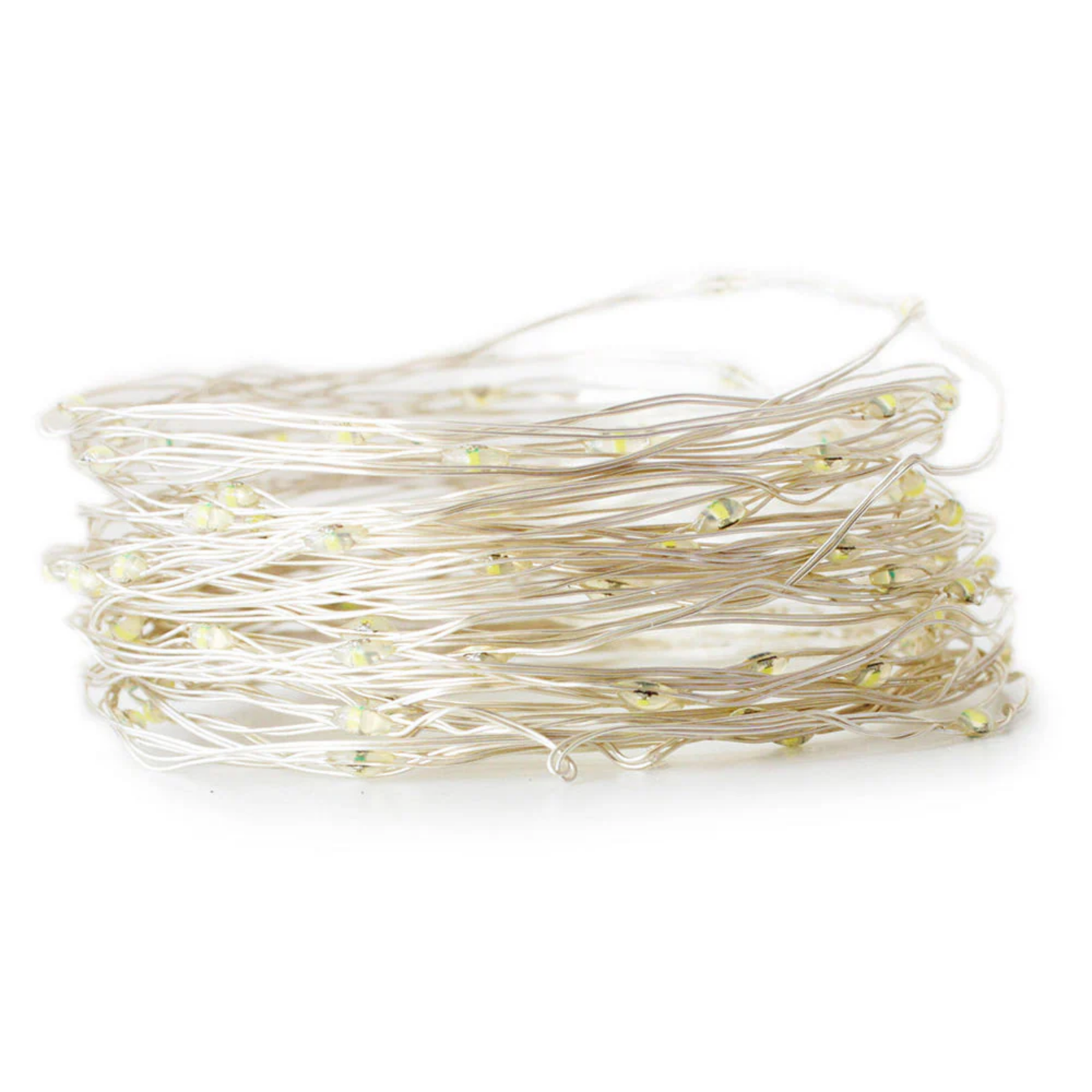 Elegani 100 LED Silver Copper Fairy String Lights – 33ft Plug-In with 4" Spacing, Flexible Wire, Indoor/Outdoor Decorative Lighting for Bedroom, Party, Wedding, and Holiday Décor-Pink