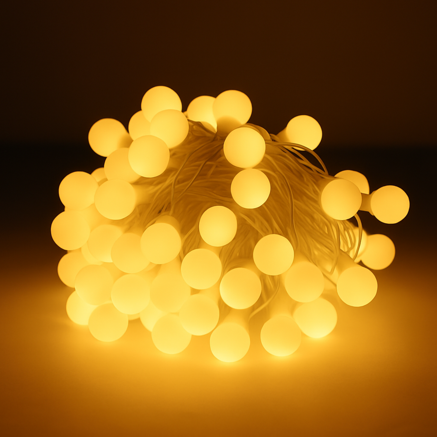 Elegani 100 LED String Lights – Warm White, 32ft Plug-In with Connector, 8 Modes, Indoor Outdoor Holiday, Party, Wedding & Home Decor