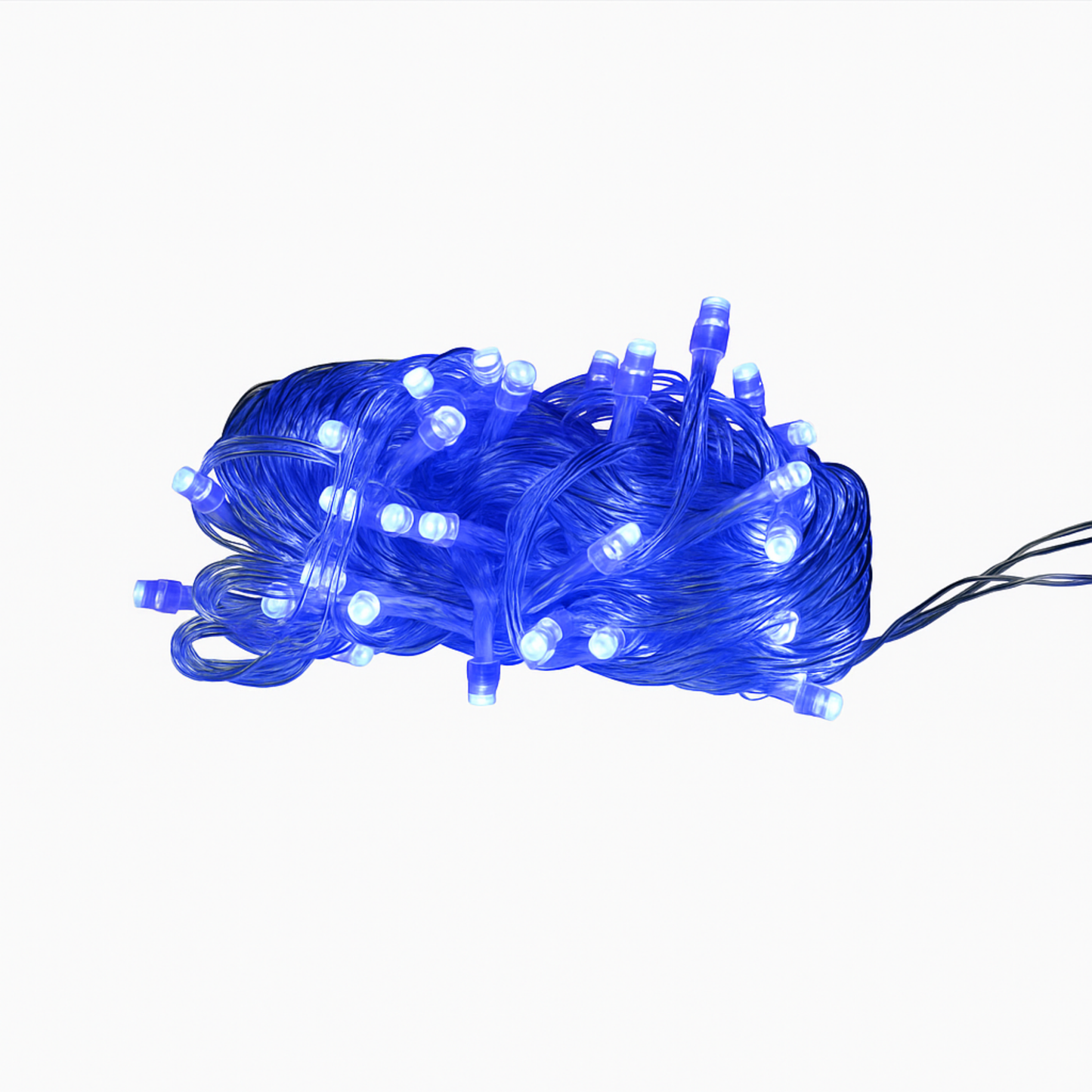 Elegani 100 LED String Lights – Matte Blue, 32 Ft Indoor Outdoor Waterproof Decorative Lights, Connectable, 8 Modes