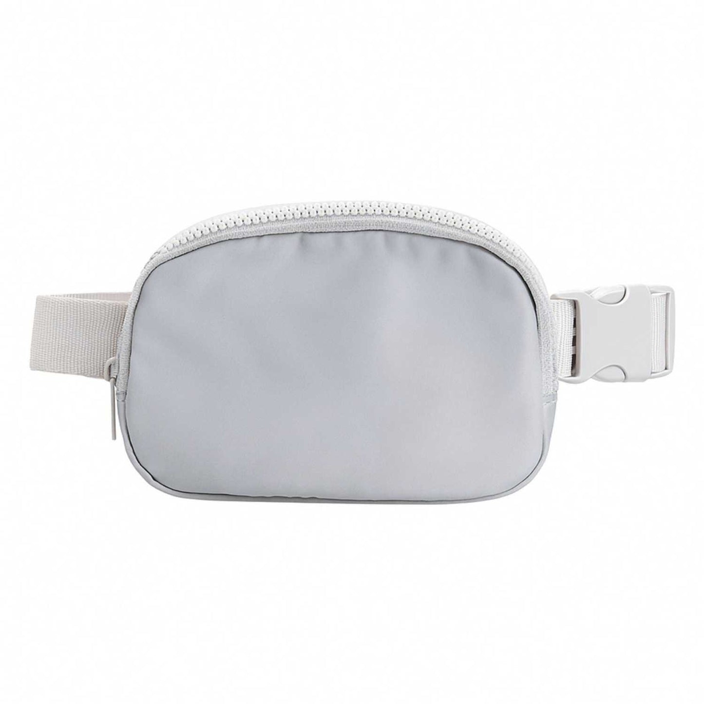 Elegani Explorer Belt Bag – 7.4" x 5.11" x 1.97" Nylon Twill Waist Pack with Adjustable Strap, Multiple Pockets, 1L Capacity for Travel and Outdoor Activities-Gray