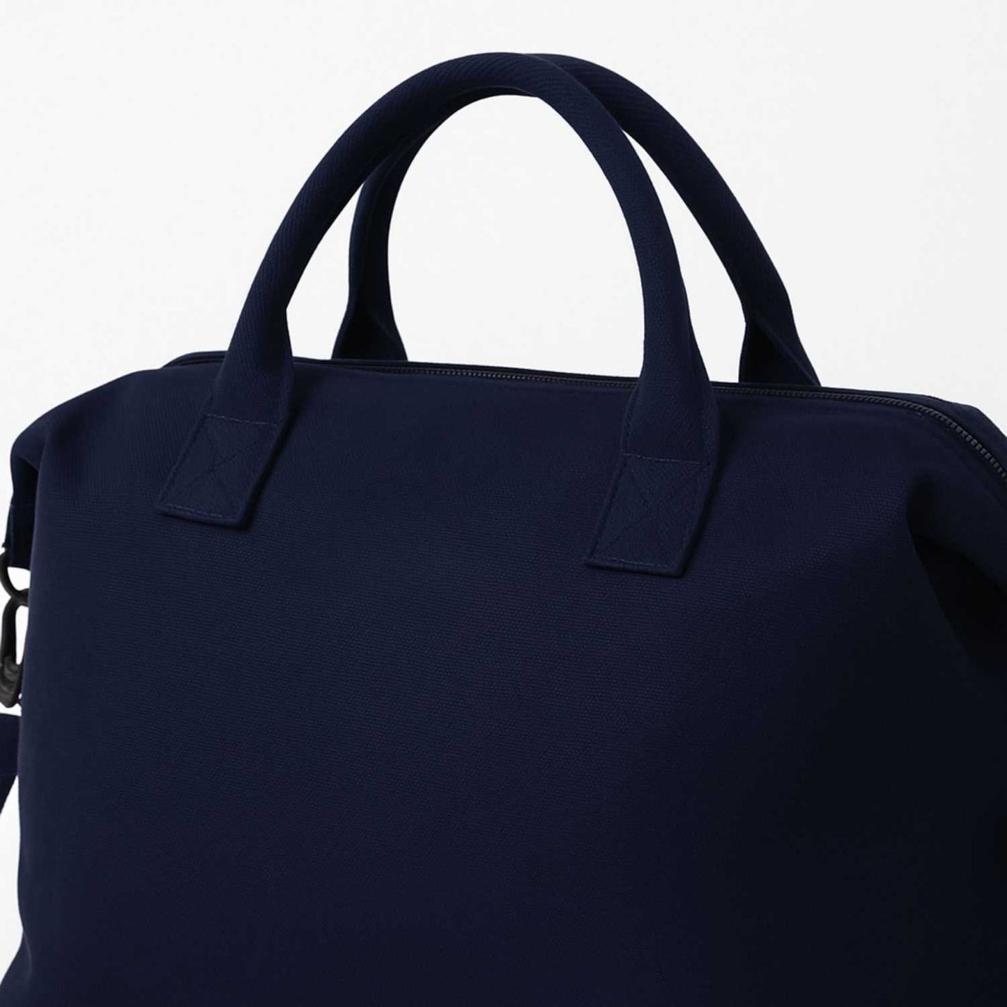 Elegani Canvas Weekender Bag – 24.8" x 16.5" Eco-Friendly 14 oz Recycled Canvas-Navy