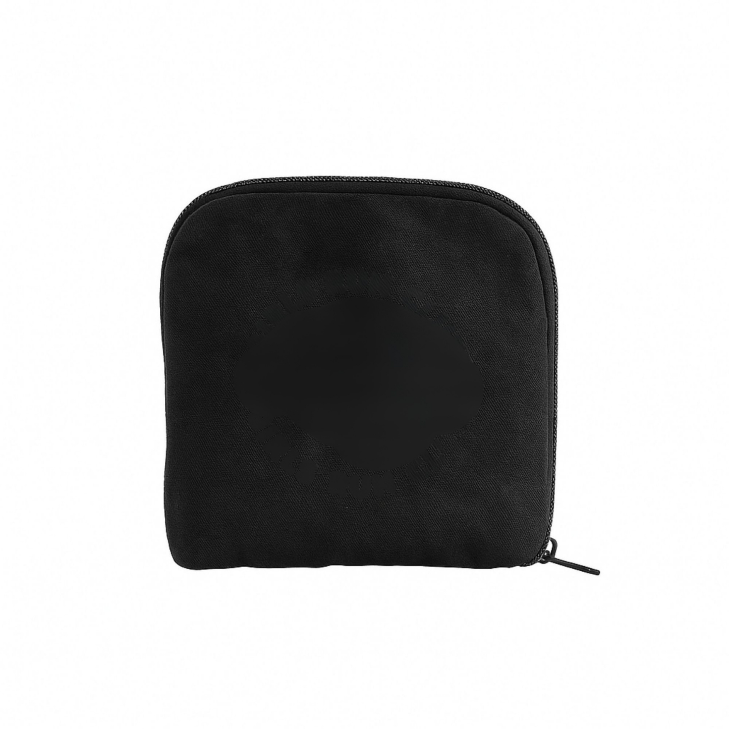 Elegani Mini Pocket Tote Bag – 13.5" x 14.5" 100% Cotton Canvas with Front Pocket, 22" Handles-Black