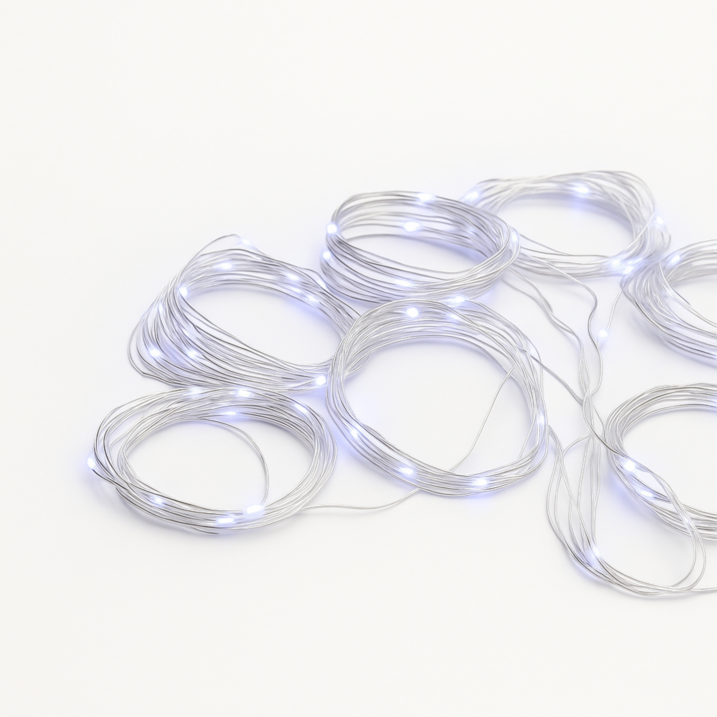 Elegani 300 LED Curtain String Lights – 9.8ft x 9.8ft Copper Wire, 8 Lighting Modes, Plug-In, Indoor/Outdoor Fairy Lights for Wall, Window, Party, Wedding, and Holiday Decor-White