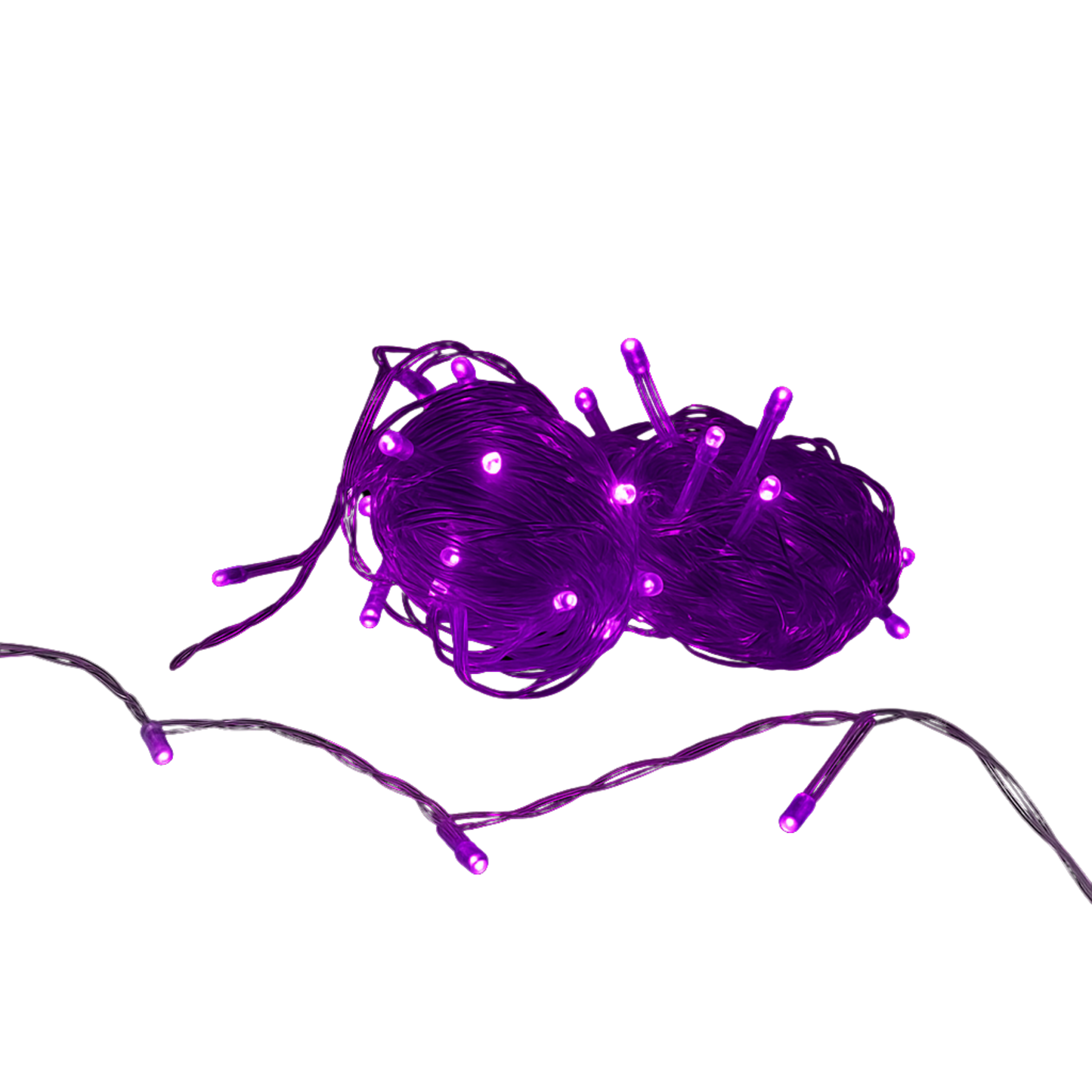 Elegani 100 LED String Purple Lights with Clear Wire – 33ft Plug-In Indoor Outdoor Fairy Lights with 8 Modes, Waterproof Decorative Lighting for Parties, Weddings, Holidays