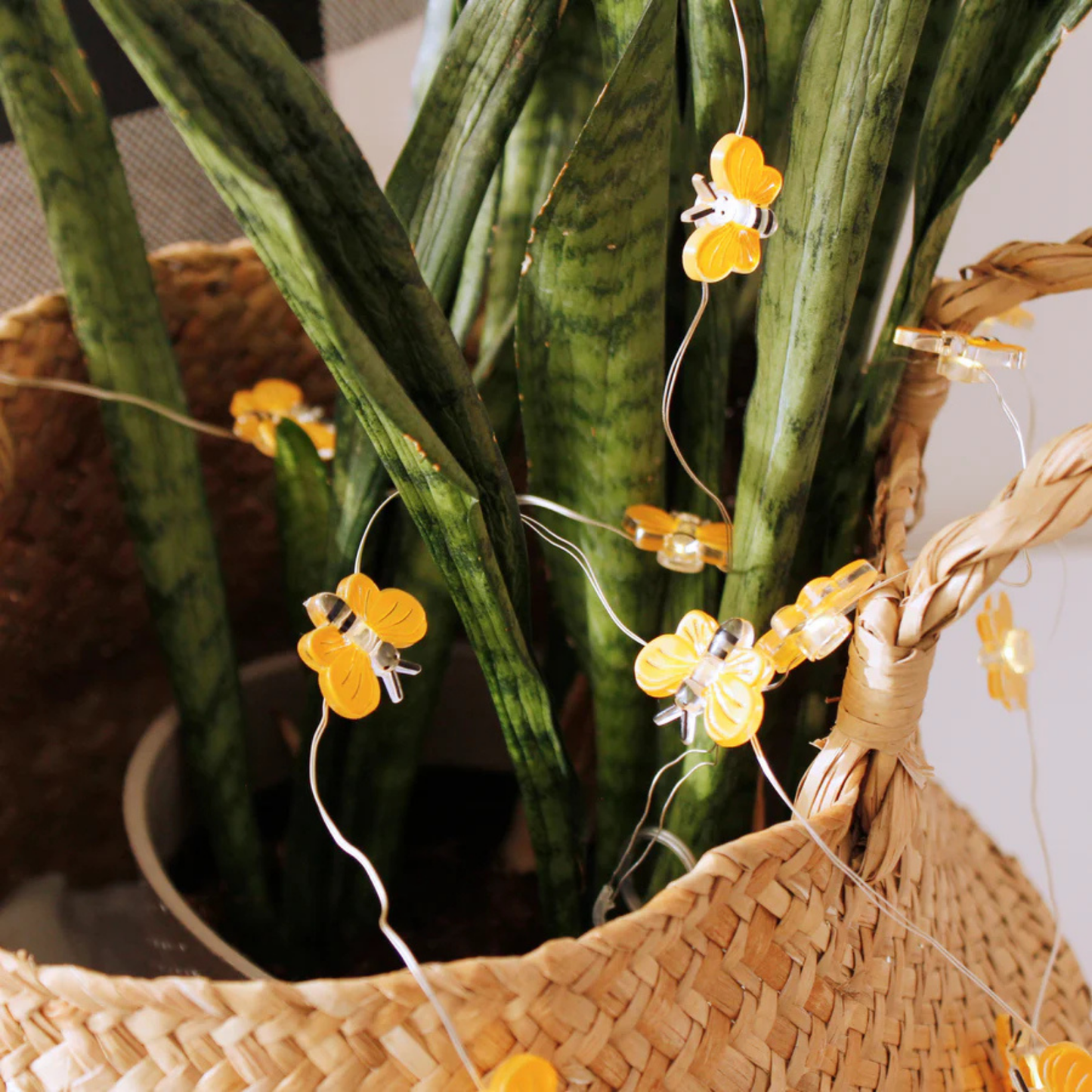 Elegani Super Pack-20 LED Bee String Lights – Warm White Indoor Micro Dot Fairy Lights – 6.3ft Cute Décor for Bedroom, Party or Gift – 16 Pack PDQ Display