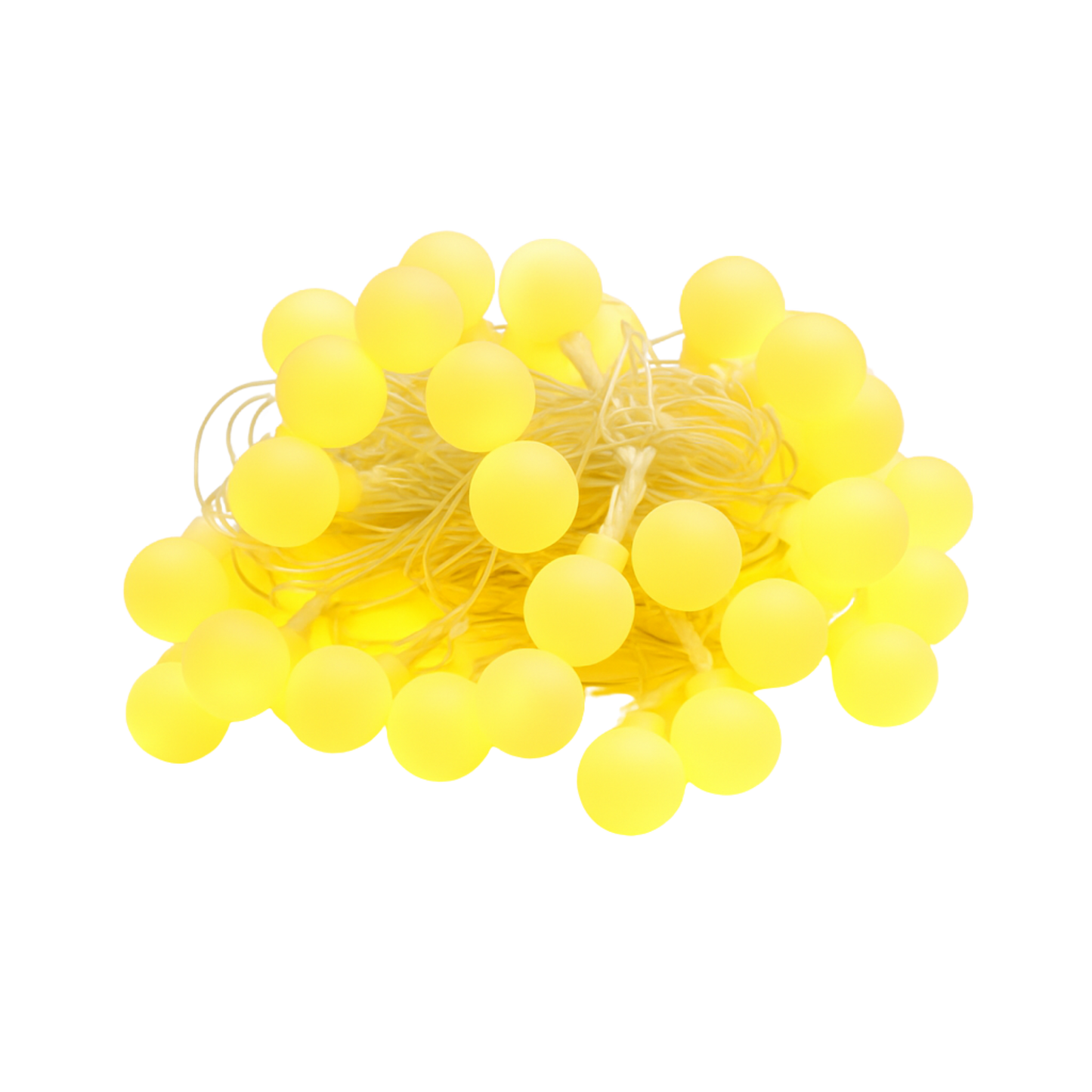 Elegani 50 LED Warm White String Light Bulbs with Connector – 16ft Plug-In, 8 Lighting Modes, Indoor/Outdoor Decorative Lighting for Holiday, Party, and Home Décor