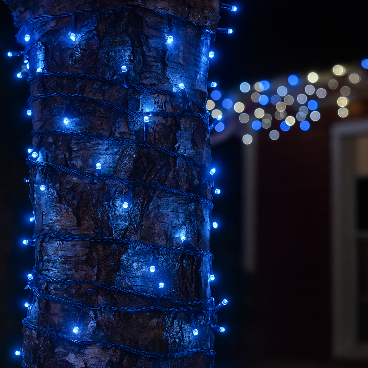 Elegani 100 LED String Lights – Clear Flexible Wire, Indoor Outdoor Waterproof Decorative Lights, Connectable, 33 Ft