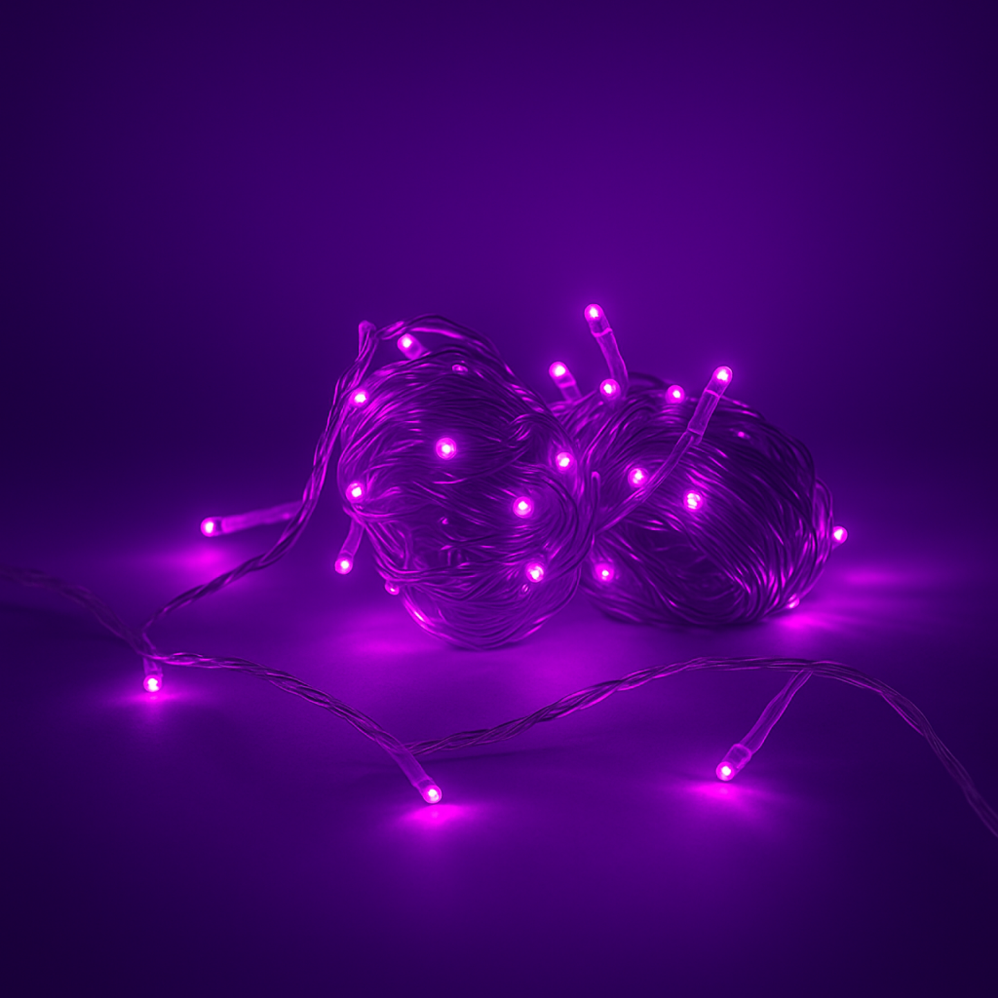 Elegani 100 LED String Purple Lights with Clear Wire – 33ft Plug-In Indoor Outdoor Fairy Lights with 8 Modes, Waterproof Decorative Lighting for Parties, Weddings, Holidays