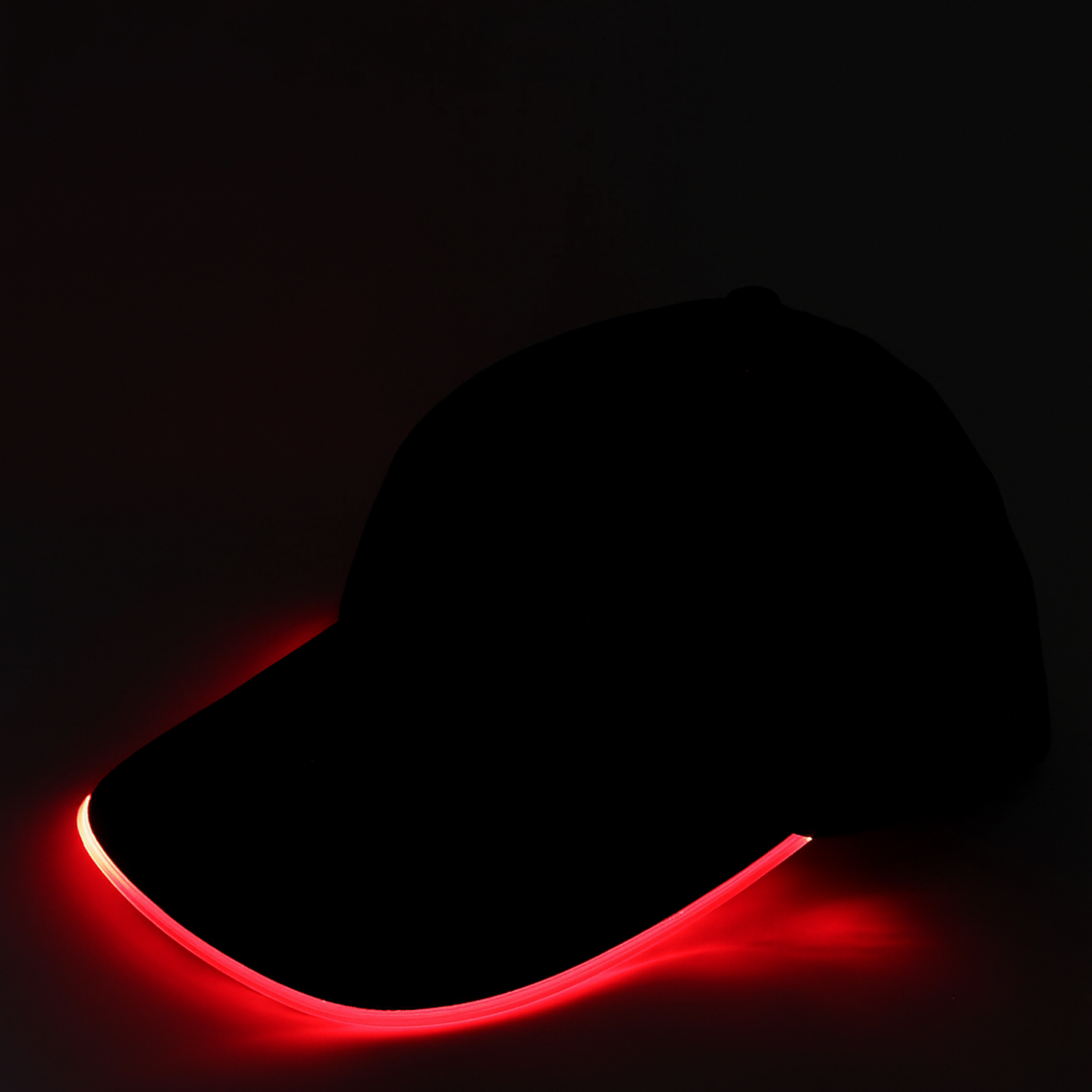 Elegani Night Runner LED Glow Hat – Red Light Up Baseball Cap with Adjustable Fit & 3 Light Modes