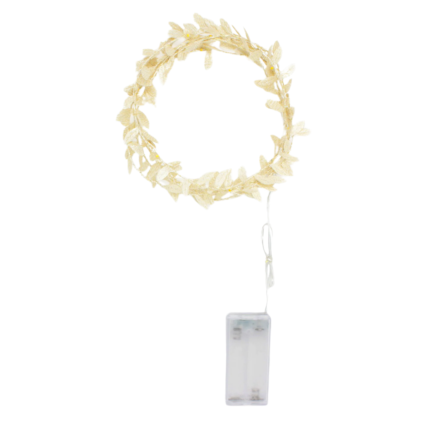 Elegani 20 LED Leaf Vine Fairy Lights – 7.8ft Silver Copper Wire String Light for Indoor Outdoor Decor