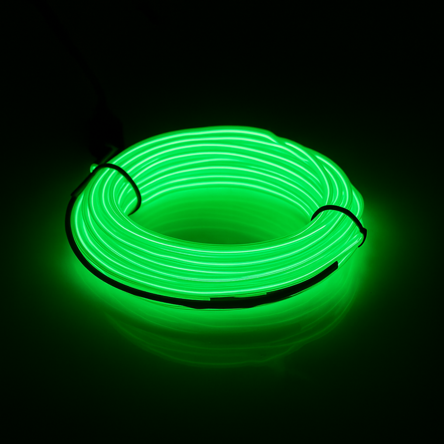 Elegani 6FT Wearable Neon Glow String Light with Clip – Flexible Nighttime Safety & Party Decoration-Lime Green