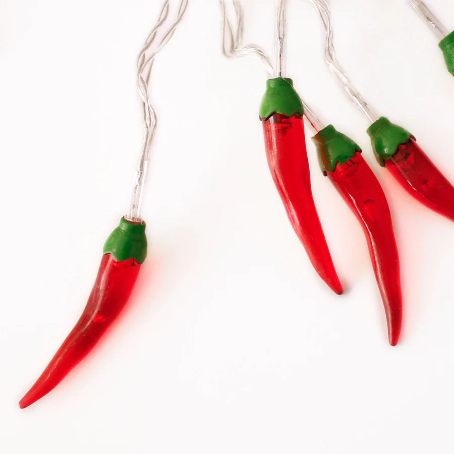 Elegani Chili Pepper String Lights – 10 Warm White LED Indoor Décor, 6ft Light Strand