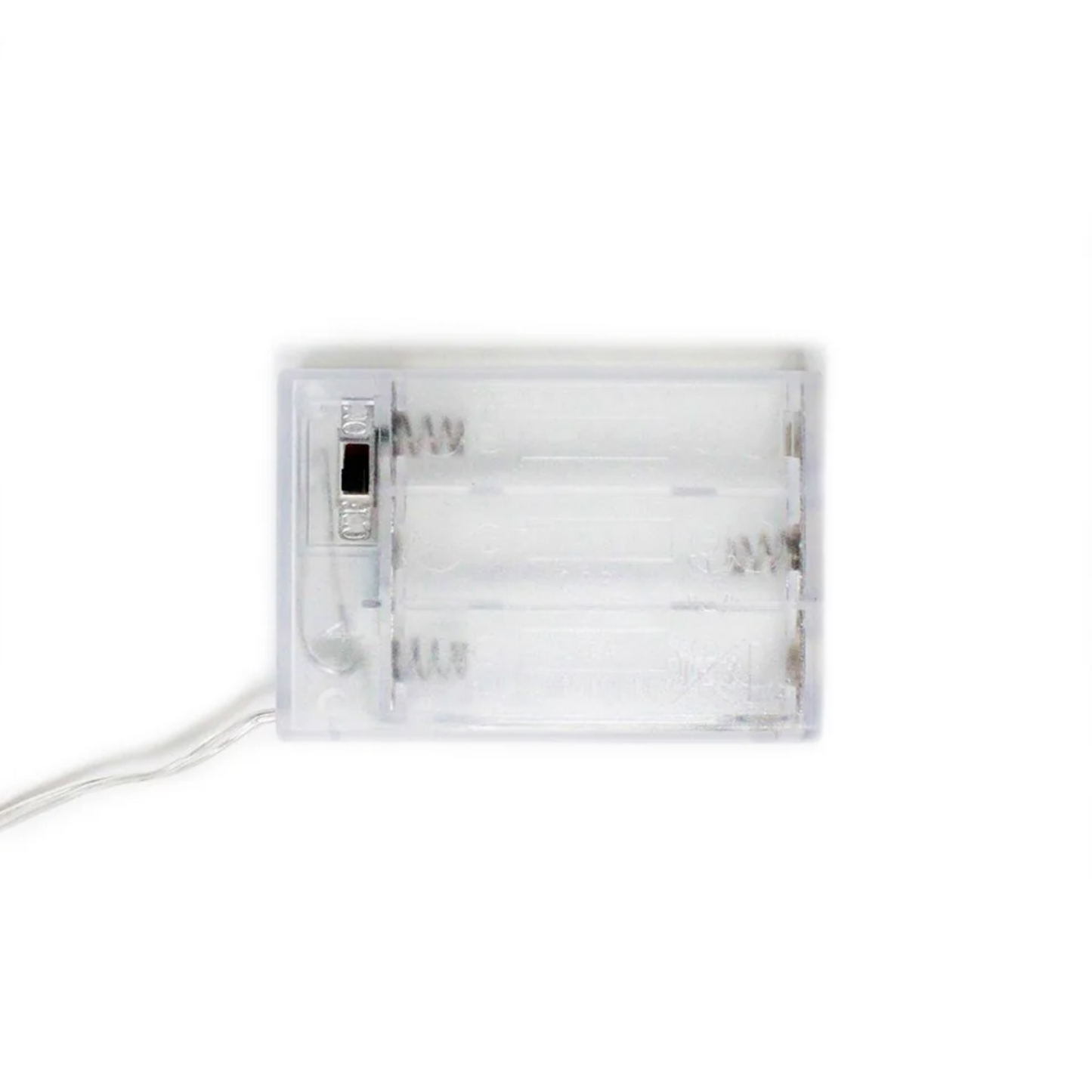 Elegani 10 LED Crystal String Lights – 4.9ft Warm White, Clear Wire, Indoor Decorative Fairy Lights for Bedroom, Party, Wedding, and Holiday Decor