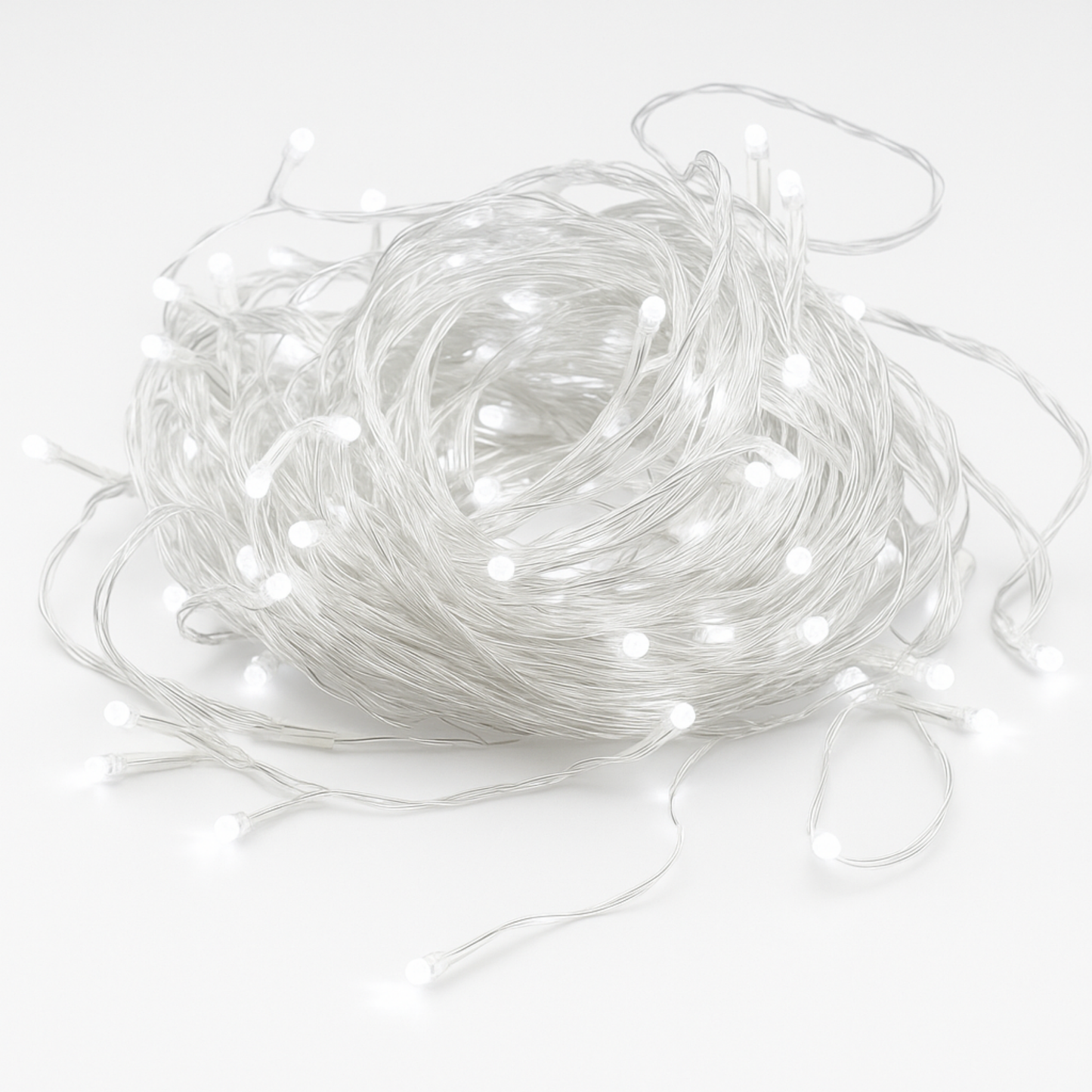 Elegani 200 LED Cool White Curtain String Lights – 6.6ft x 6.6ft Plug-In with 8 Lighting Modes, Indoor/Outdoor Use, Ideal for Bedroom, Window, Party, and Holiday Decor