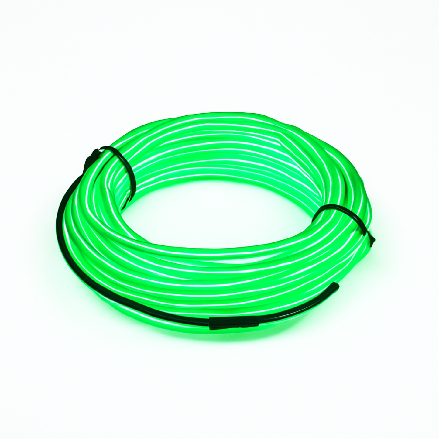 Elegani 6FT Wearable Neon Glow String Light with Clip – Flexible Nighttime Safety & Party Decoration-Lime Green