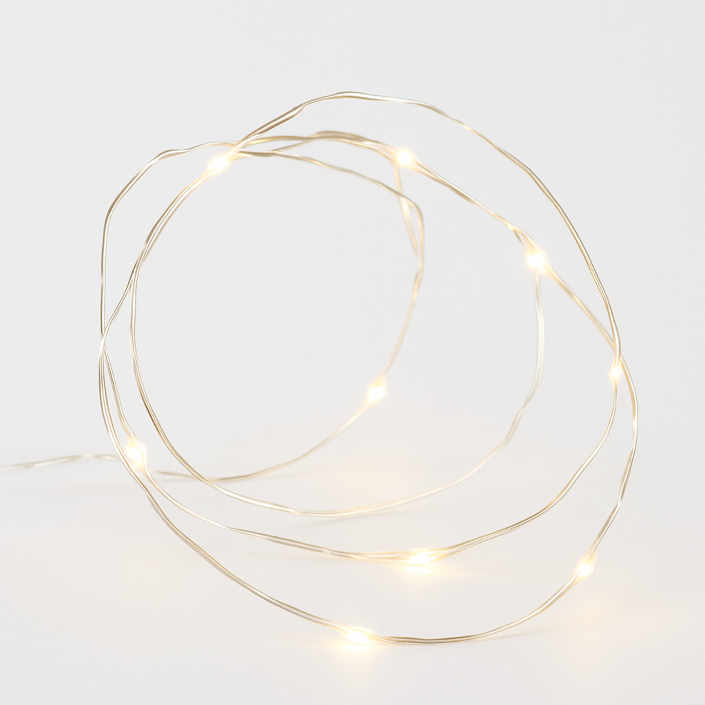 Elegani 100 LED White Fairy Lights – 33 Ft Silver Copper Wire String Lights, White Glow, 8 Modes, Indoor Decorative Lighting for Wedding, Bedroom, Party or Centerpieces