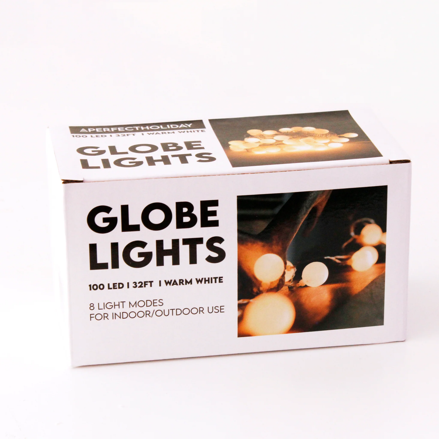 Elegani 100 LED String Lights – Warm White, 32ft Plug-In with Connector, 8 Modes, Indoor Outdoor Holiday, Party, Wedding & Home Decor