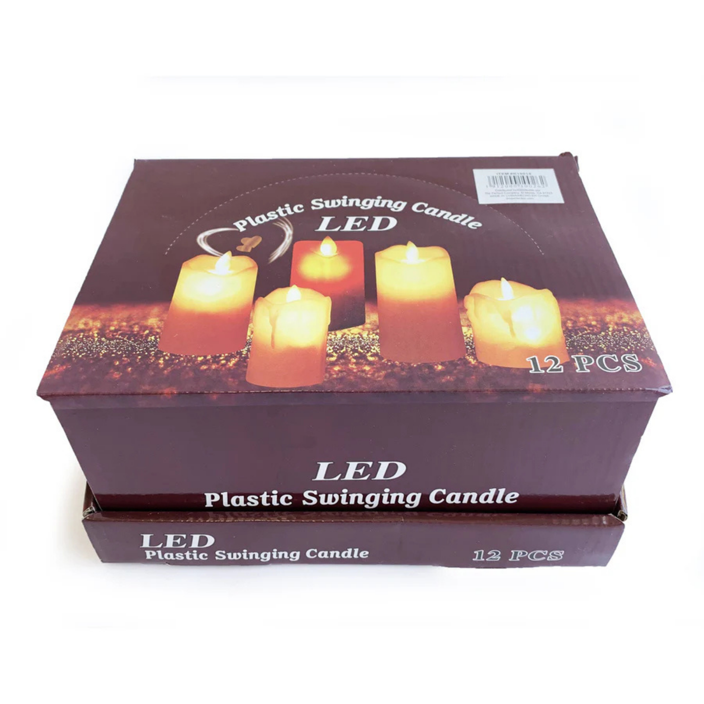 Elegani Small Flameless LED Candle 12 Pack – 2.75" Realistic Yellow Glow, Flickering Tealight Set for Home, Events, and Holidays