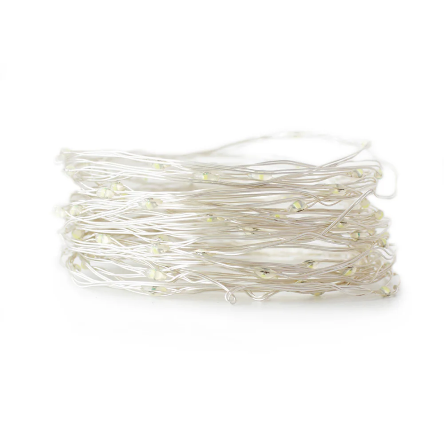 Elegani 100 LED Warm White Fairy Lights – 33 Ft Silver Copper Wire String Lights, Warm White Glow, 8 Modes, Indoor Decorative Lighting for Wedding, Bedroom, Party or Centerpieces