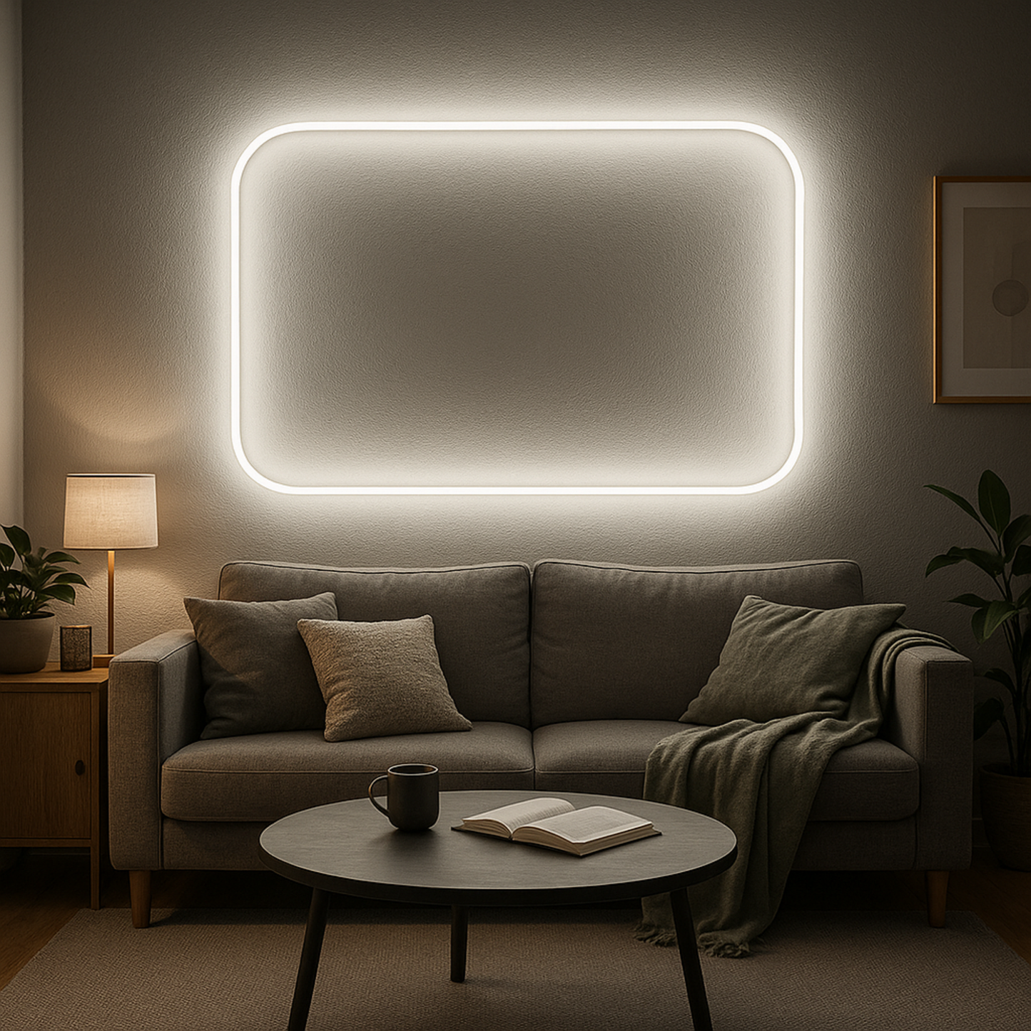 Elegani 6FT Wearable Neon Glow String Light with Clip – Flexible Nighttime Safety & Party Decoration-White