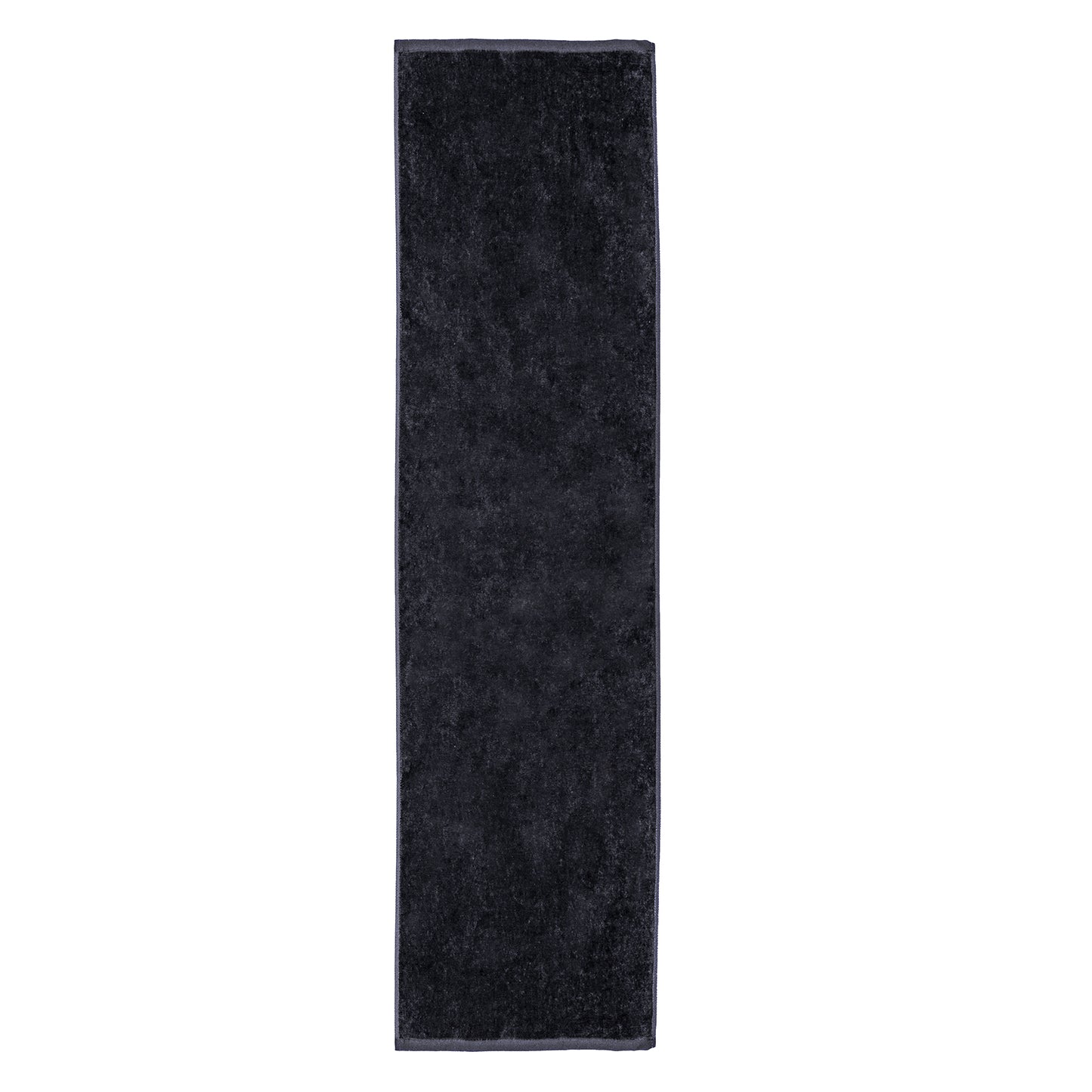 TowelSoft 18 Pack Premium 100% Cotton Premium Terry Velour Fitness Towel for Yoga, Pilates and Gym 12 inch x 44 inch - Black