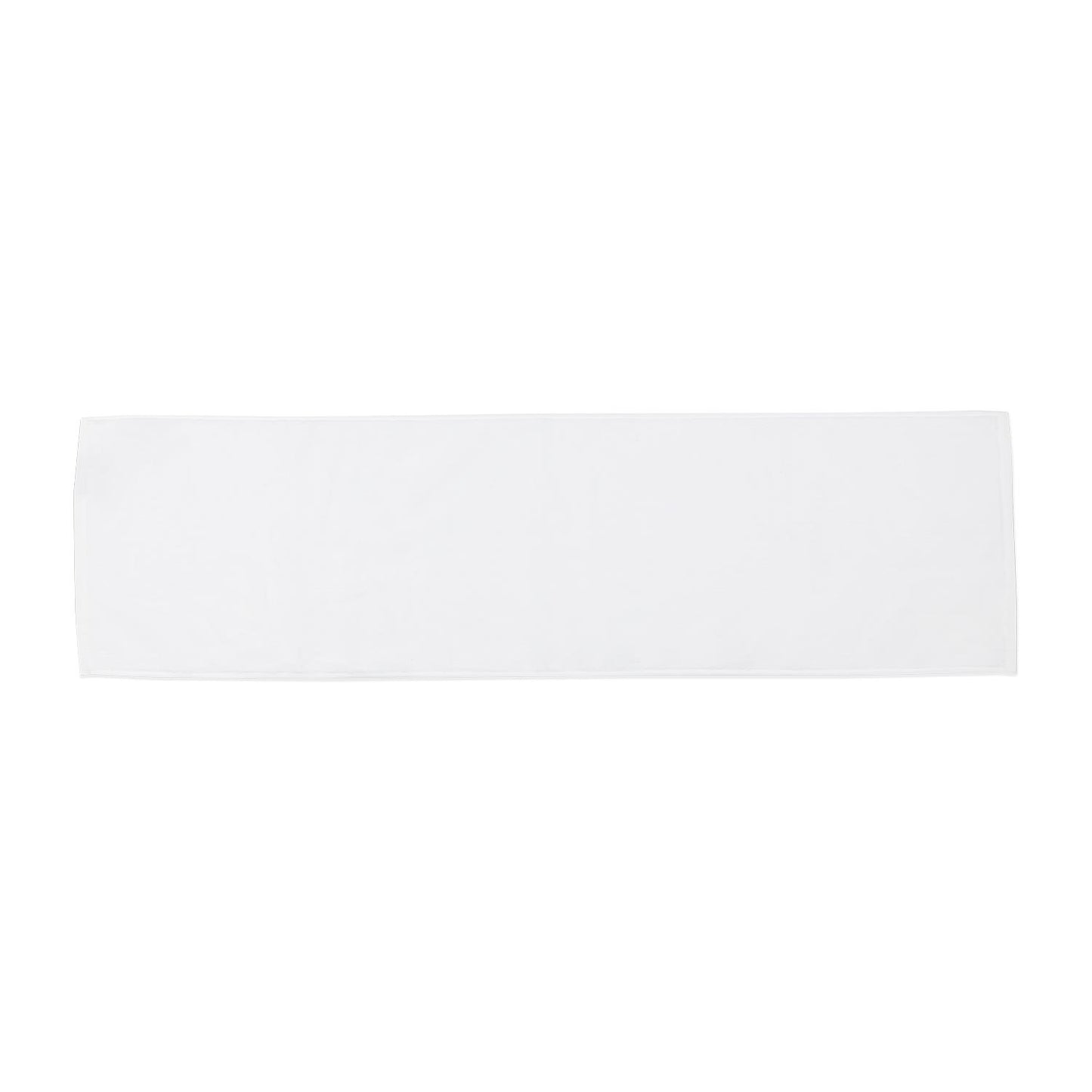 TowelSoft 18 Pack Premium 100% Cotton Premium Terry Velour Fitness Towel for Yoga, Pilates and Gym 12 inch x 44 inch - White