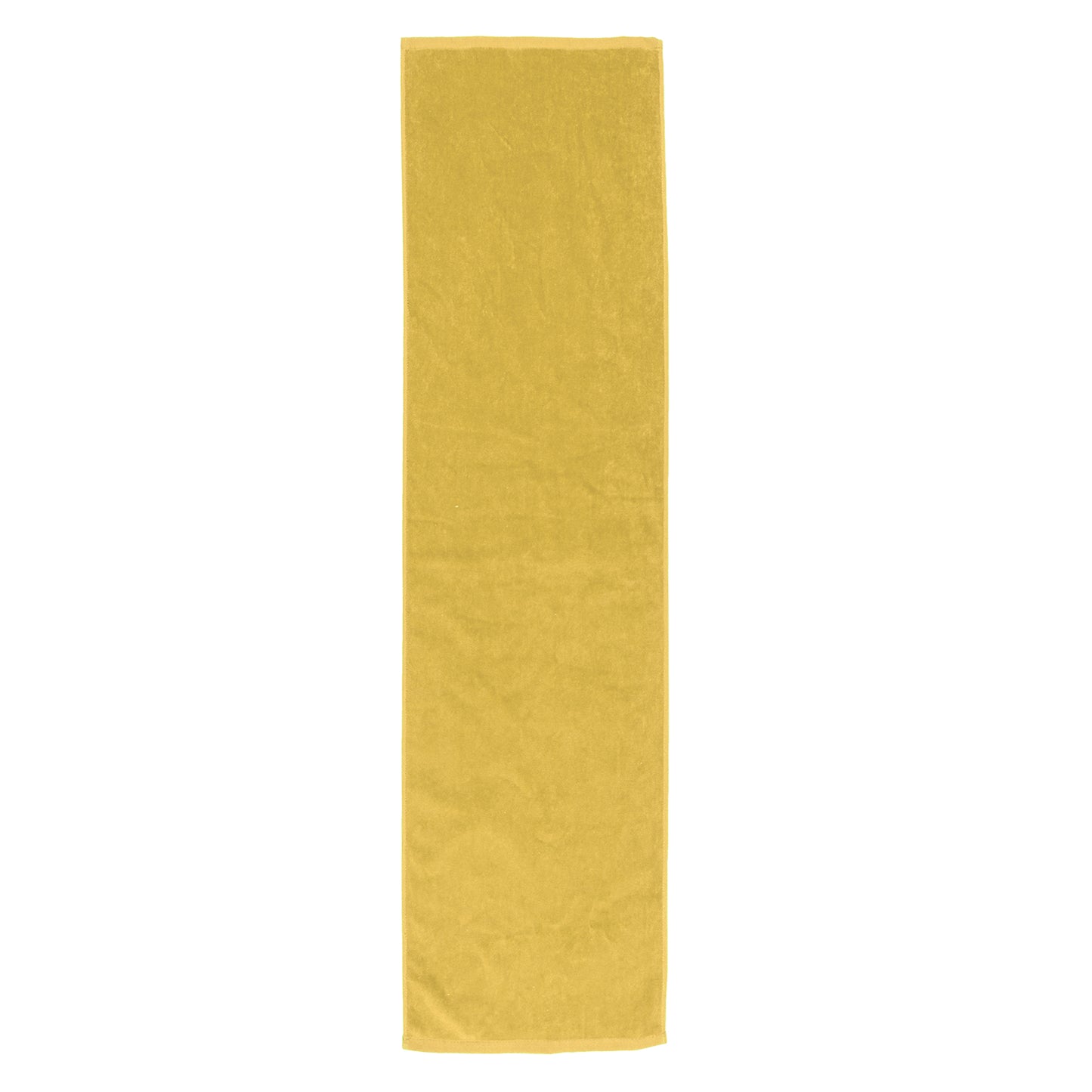 TowelSoft 18 Pack Premium 100% Cotton Premium Terry Velour Fitness Towel for Yoga, Pilates and Gym 12 inch x 44 inch - Yellow