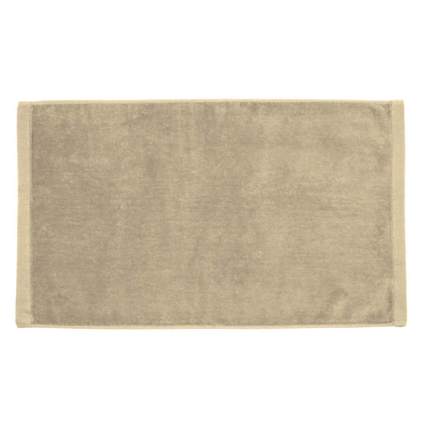TowelSoft 18 Pack Premium 100% Cotton Terry Velour Hand Face Sports Gym Towel 16 inch x 26 inch Beige