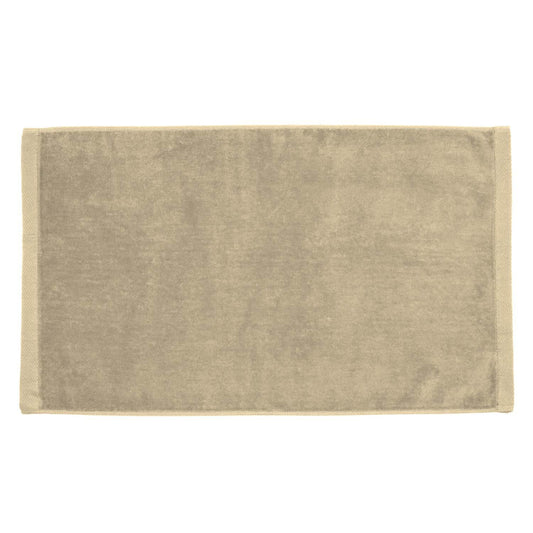 TowelSoft 18 Pack Premium 100% Cotton Terry Velour Hand Face Sports Gym Towel 16 inch x 26 inch Beige