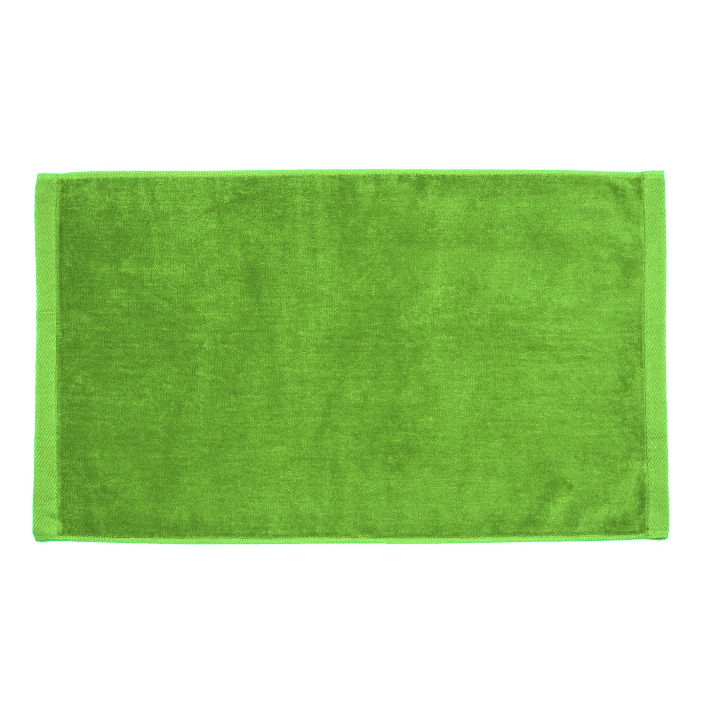 TowelSoft 18 Pack Premium 100% Cotton Terry Velour Hand Face Sports Gym Towel 16 inch x 26 inch Lime Green