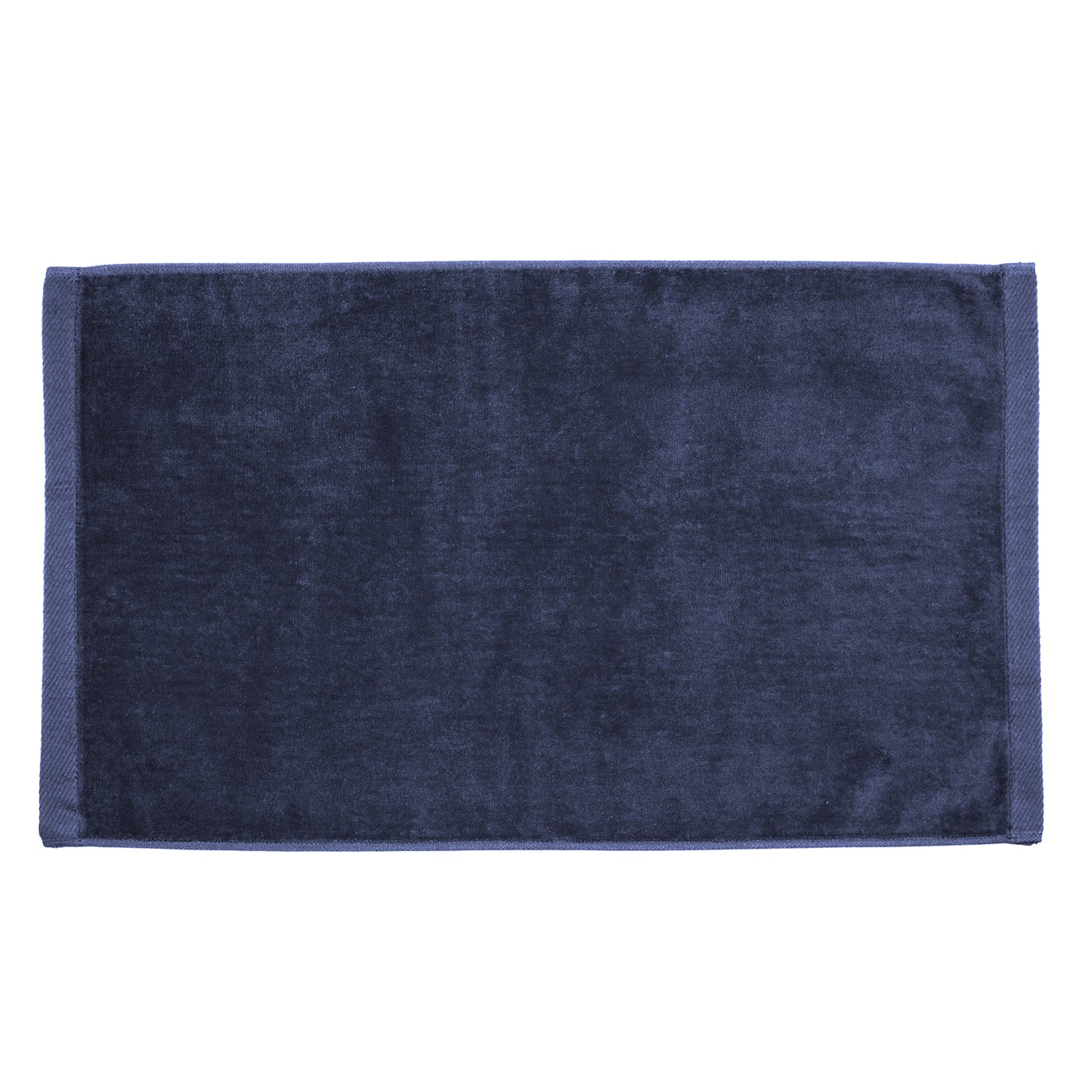 TowelSoft 18 Pack Premium 100% Cotton Terry Velour Hand Face Sports Gym Towel 16 inch x 26 inch Navy