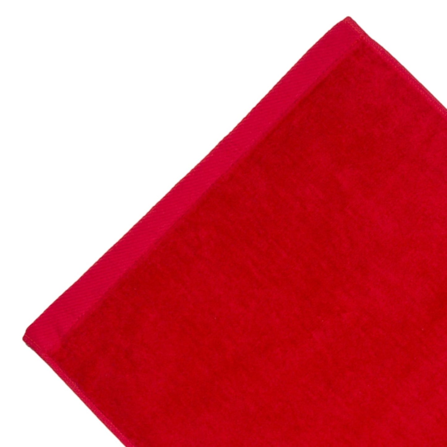 TowelSoft 18 Pack Premium 100% Cotton Terry Velour Hand Face Sports Gym Towel 16 inch x 26 inch Red