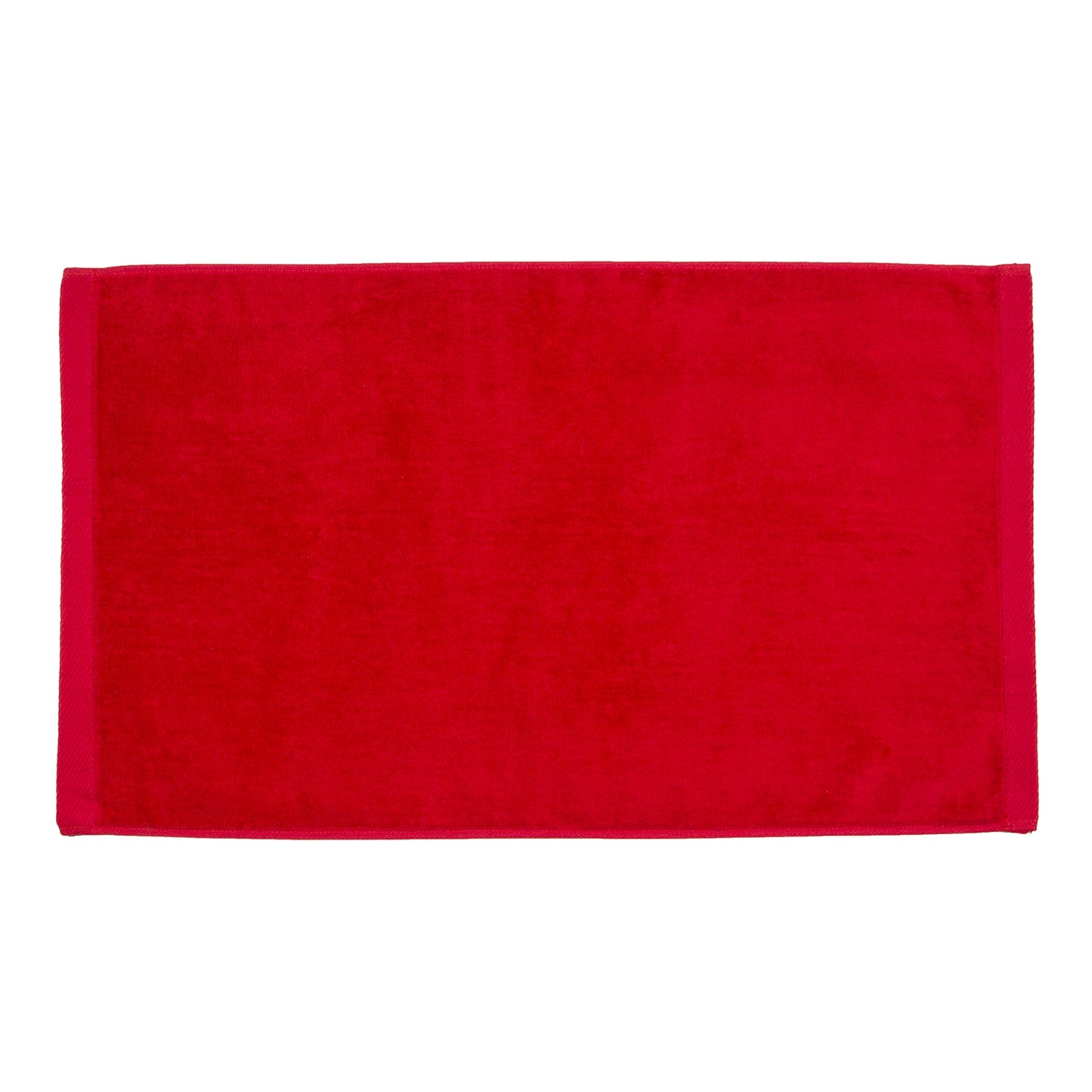 TowelSoft 18 Pack Premium 100% Cotton Terry Velour Hand Face Sports Gym Towel 16 inch x 26 inch Red