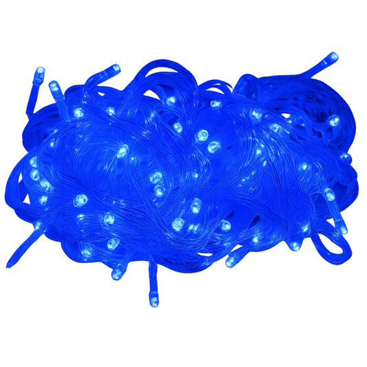 Elegani 100 LED String Lights – Clear Flexible Wire, Indoor Outdoor Waterproof Decorative Lights, Connectable, 33 Ft