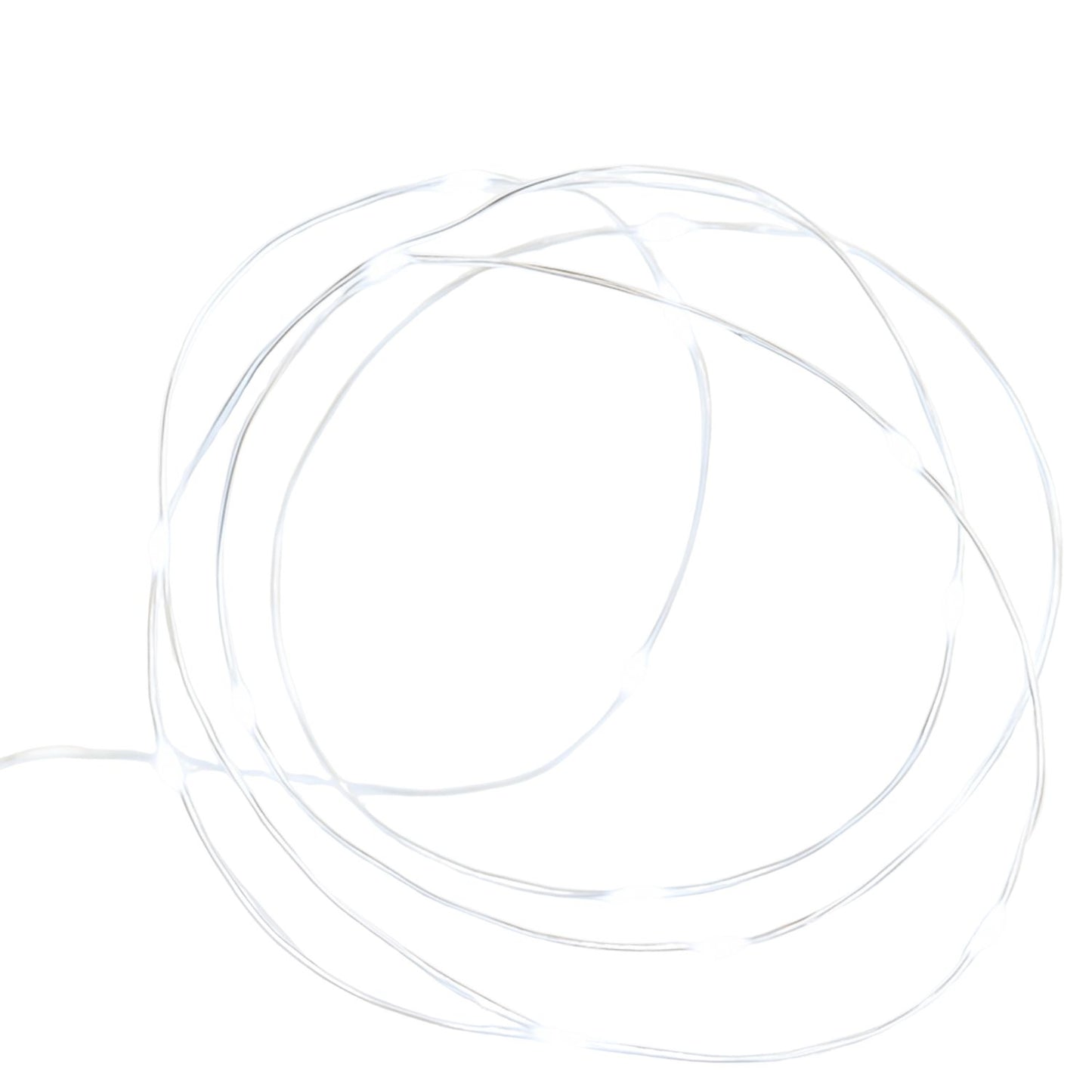 Elegani 100 LED Warm White Fairy Lights – 33 Ft Silver Copper Wire String Lights, Warm White Glow, 8 Modes, Indoor Decorative Lighting for Wedding, Bedroom, Party or Centerpieces