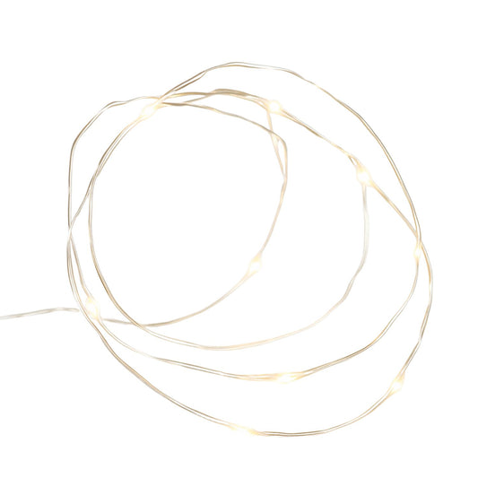 Elegani 100 LED White Fairy Lights – 33 Ft Silver Copper Wire String Lights, White Glow, 8 Modes, Indoor Decorative Lighting for Wedding, Bedroom, Party or Centerpieces