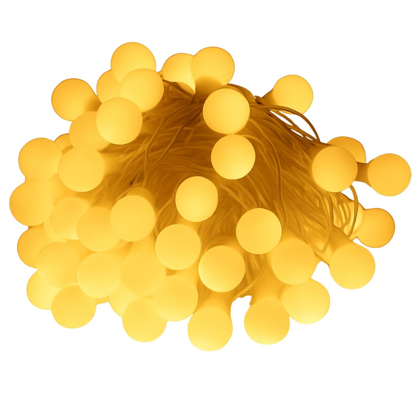 Elegani 100 LED String Lights – Warm White, 32ft Plug-In with Connector, 8 Modes, Indoor Outdoor Holiday, Party, Wedding & Home Decor