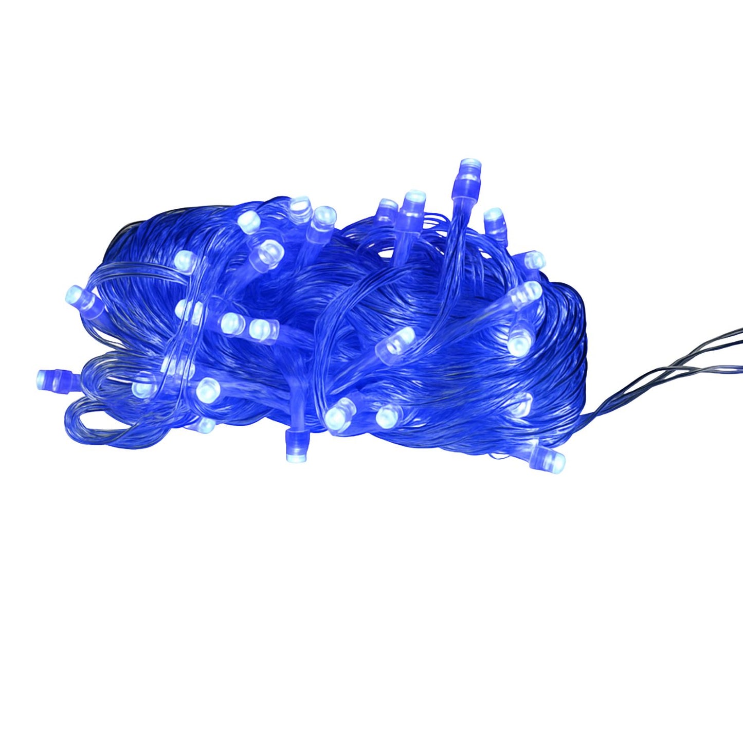 Elegani 100 LED String Lights – Matte Blue, 32 Ft Indoor Outdoor Waterproof Decorative Lights, Connectable, 8 Modes