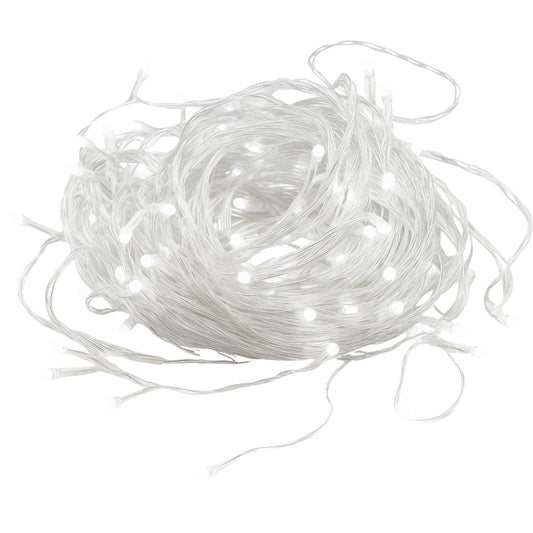 Elegani 200 LED White Curtain String Light – 8.2 x 6.6 Ft Hanging Lights with 8 Modes, Plug-in, Indoor/Outdoor Backdrop Lighting for Weddings, Parties, and Home Décor